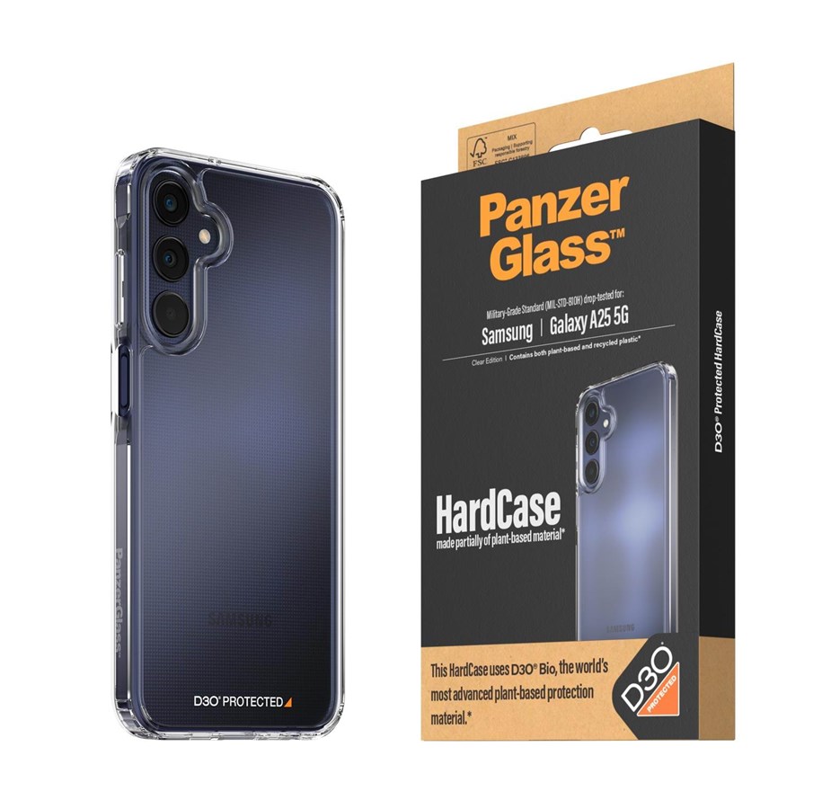 Handys - Cover & Cases - PanzerGlass HardCase with D3O Samsung Galaxy A25 5G - PANZER0466