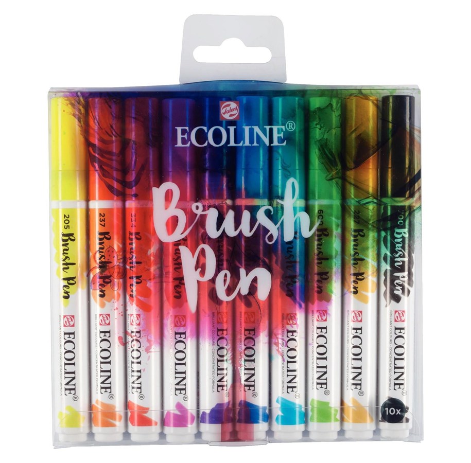 Kreativ-Spiele - Talens Ecoline Brush Pen 10 pcs. - 11509007