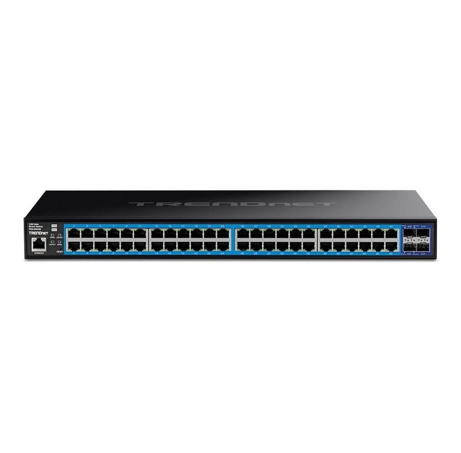 Switches - TRENDnet TEG-3524S 52-Port Gigabit Web Smart Switch with 10G SFP+ ports - TEG-3524S