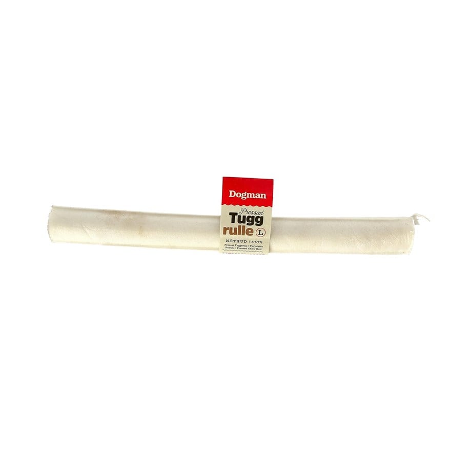 Hunde - Dogman Tuggrulle press vit 25 cm - 303498