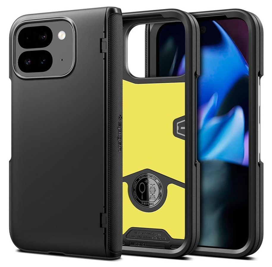 Handys - Cover & Cases - Spigen Slim Armor Pro - black - Google Pixel 9 Pro Fold - ACS07587