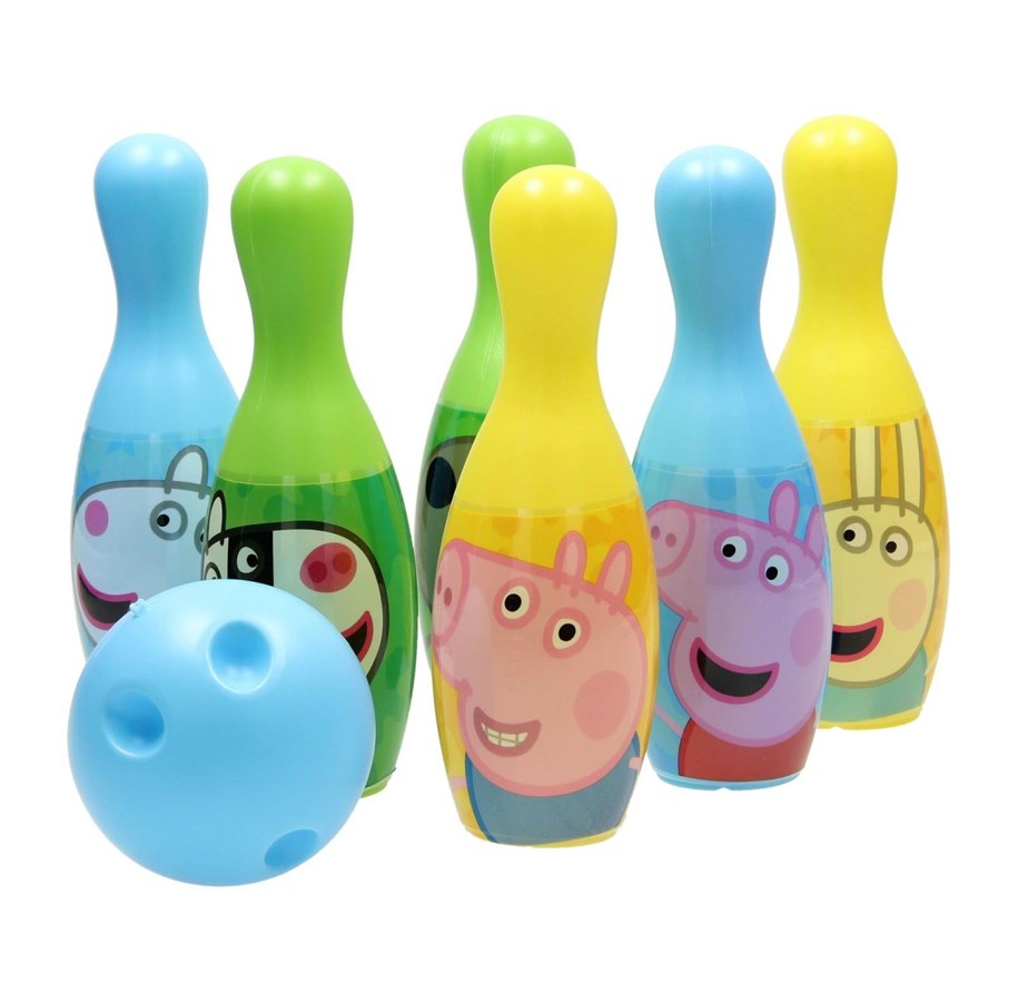 Spiele im Freien - Sambro Bowling set Peppa Pig 7 pcs. - PEP-3411