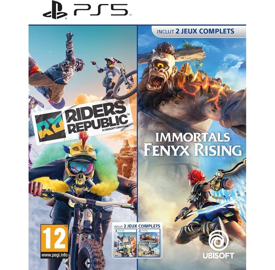 Spiele - Riders Republic + Immortals Fenyx - Sony PlayStation 5 - Action/Abenteuer - PEGI 12 - 3307216263890