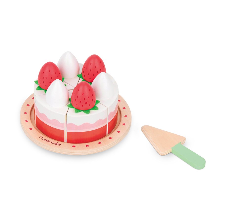 Holzspielzeug - ET Toys Small Wood - Strawberry Cake (L40246) - L40246