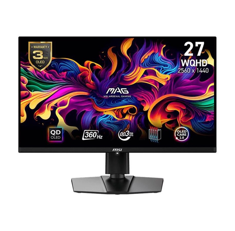 Monitor - 26.5" MSI MAG 271QPX - 2560x1440 - 360Hz - QD-OLED - MAG 271QPX QD-OLED