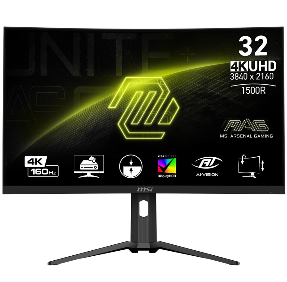Monitor - 32" MSI MAG 321CUP - 3840x2160 (4K) - 160Hz - VA *DEMO* - MAG 321CUP