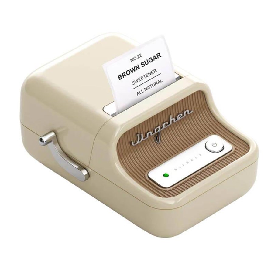 Label printer - NIIMBOT Portable Label Printer Niimbot B21 (Cream) - B21 Cream