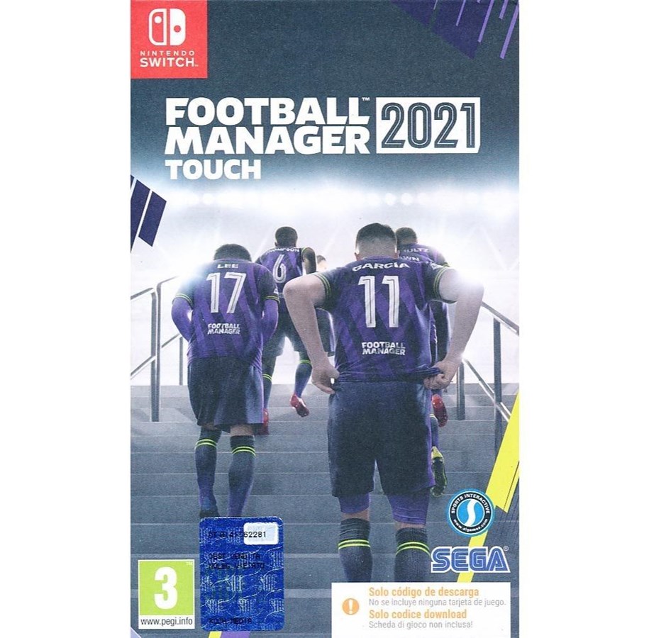 Spiele - Football Manager 21 (Code in a Box) - Nintendo Switch - Sport - PEGI 3 - 5055277042401