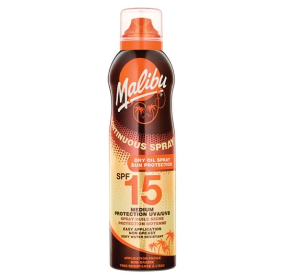 Körperpflege - Malibu Continuous Dry Oil Sun Spray SPF 15 175 m - 5025135116919