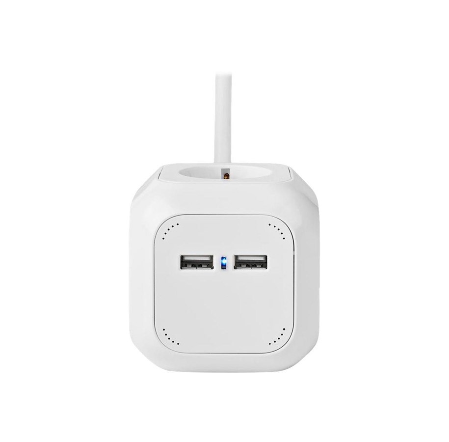 Stromkabel (Extern) - Nedis EXSOC415UFWT - power strip - 3680 Watt - EXSOC415UFWT