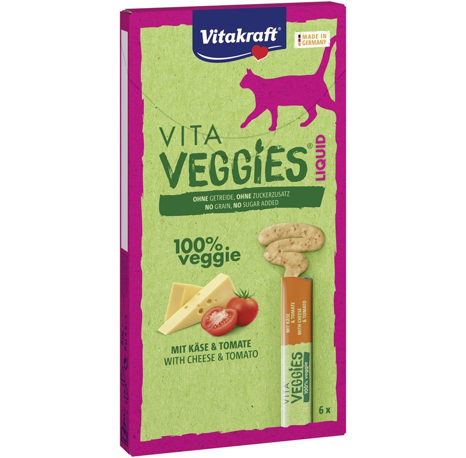 Katzen - Vitakraft - Vita®Veggies Liquid Cheese & Tomato6x15g - Cat treat - 58732