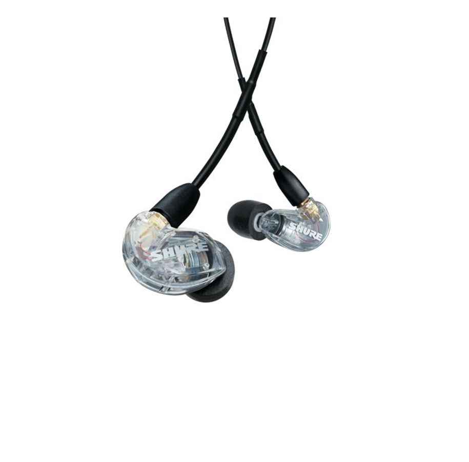 Kopfhörer/Headsets - Shure AONIC 215 - Sound Isolating Earphones - Up to 37 dB - Clear - SE215DYCL+UNI-EFS