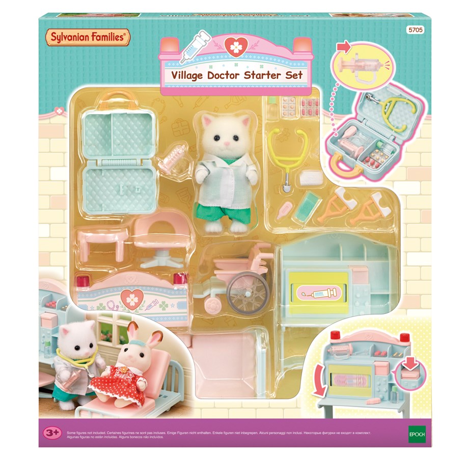 Puppen & Zubehör - Sylvanian Families Village Doctor Starter Set - 5054131057056