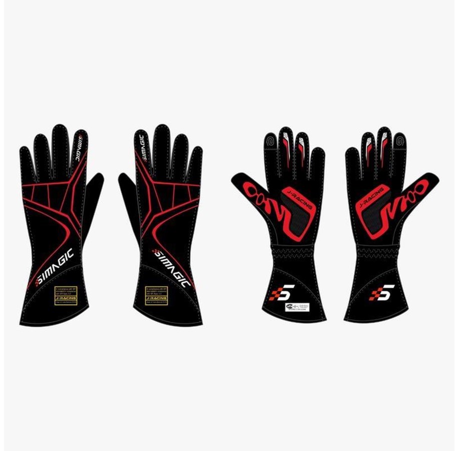 Gaming Zubehör - Simagic Racing Gloves - Size: XL - Gloves(Outer Seam)-XL