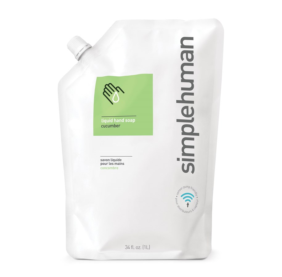Körperpflege - Simplehuman 1L Flüssigseife Nachfüllpackung, Gurke - CT1020