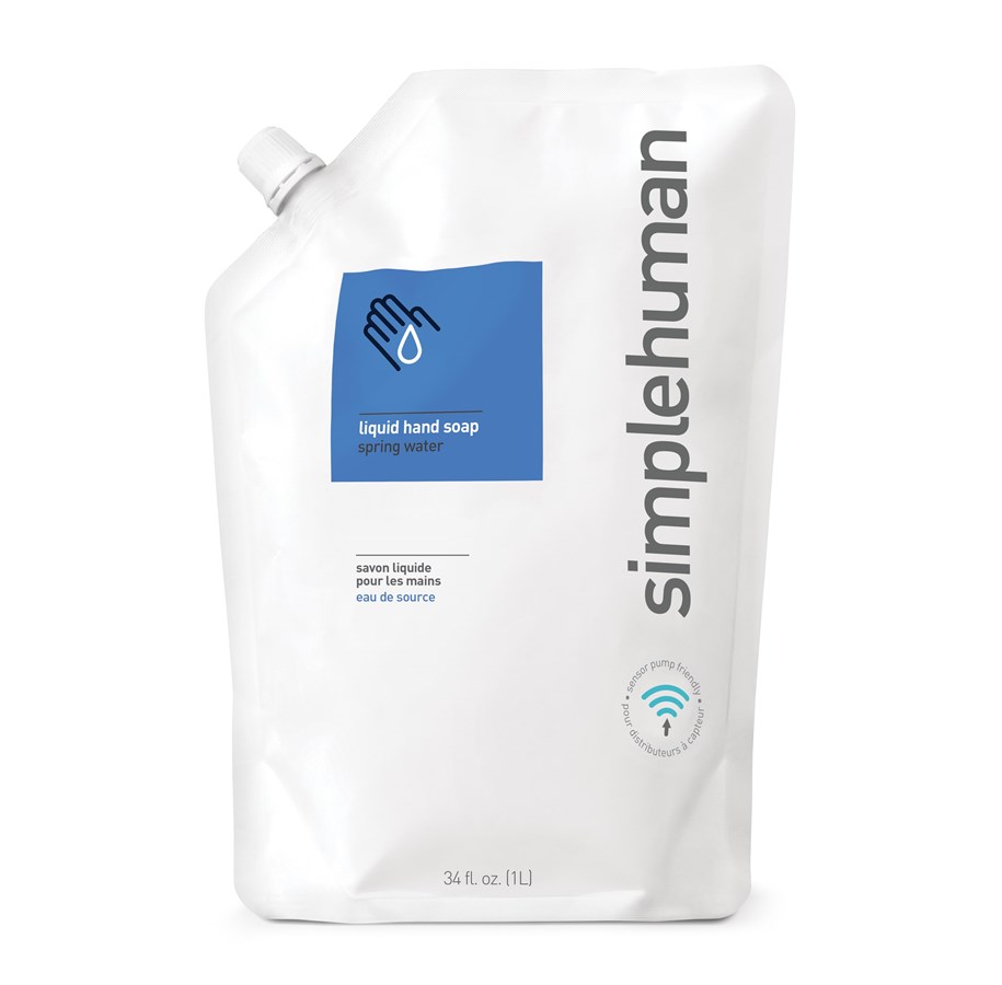 Körperpflege - Simplehuman 1L Flüssigseife Nachfüllpackung, Quellwasser - CT1021
