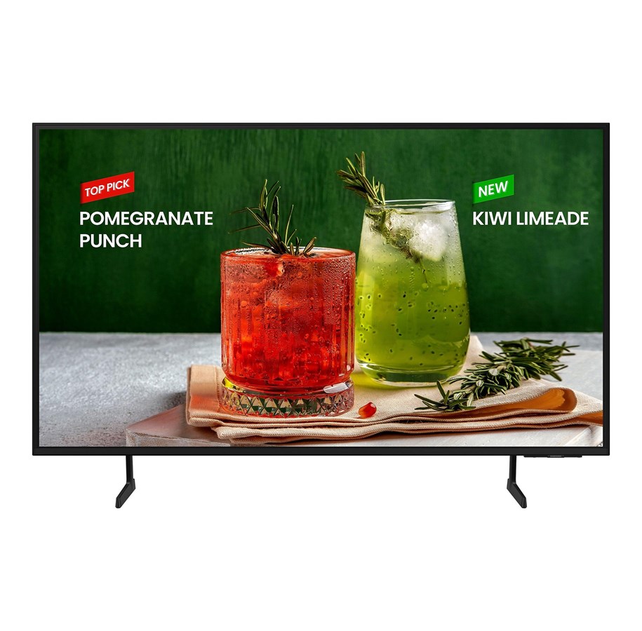 Digital Signage & Hotel - Samsung BE43D-H BED-H Series - 43" LED-backlit LCD TV - Crystal UHD - 4K - for digital signage - LH43BEDHLGUXEN