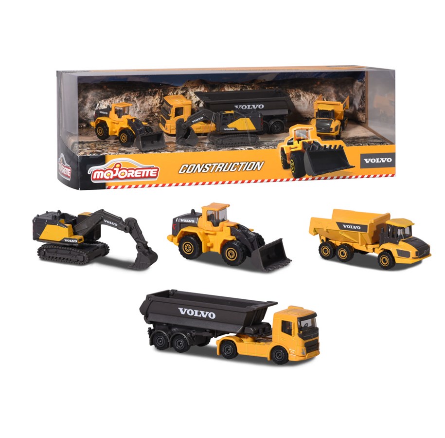 Spielzeugauto - Majorette Volvo 4 Pieces Giftpack - 212057287SDN