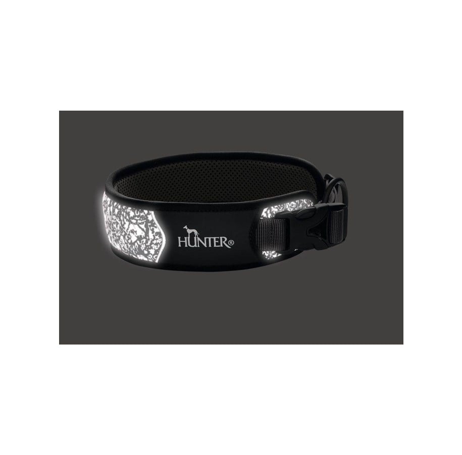 Hunde - Hunter - Collar Divo Reflect XL black/grey - 68967