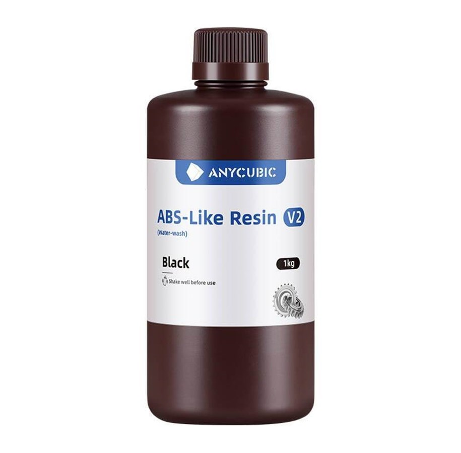 Filament - 3D Drucker - ANYCUBIC ABS-Like Resin V2 (Black) - 1L - SAB2BK-101D