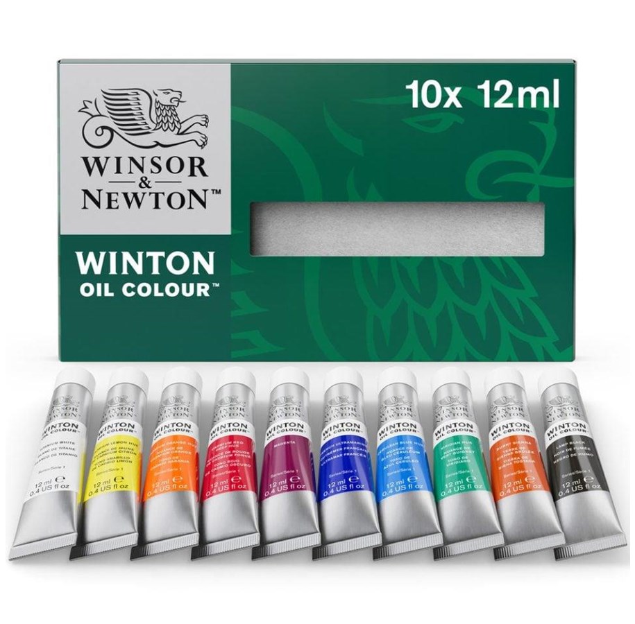 Hobby-Zubehör - Winsor & Newton Winton Oil Colour Tube Set (10 x 21 ml) - 831720