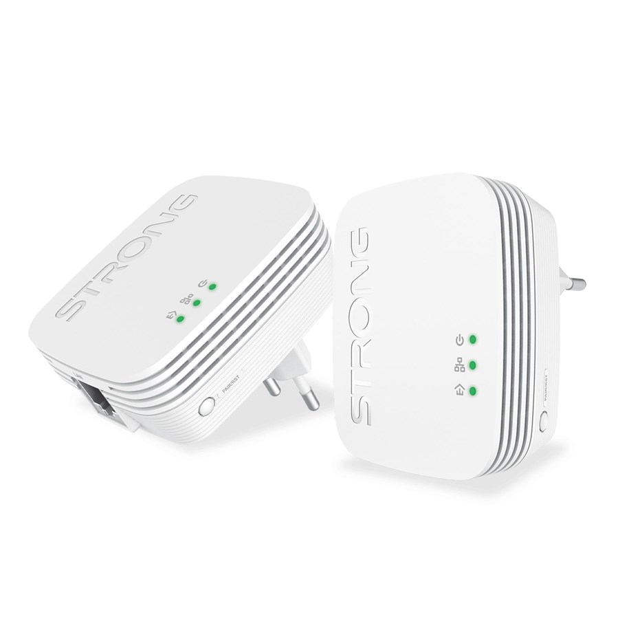 Homeplugs - Strong Powerline 1000 Mini 2-pack - 1000 Mbit/s Homeplugs - POWERL1000DUOMINI