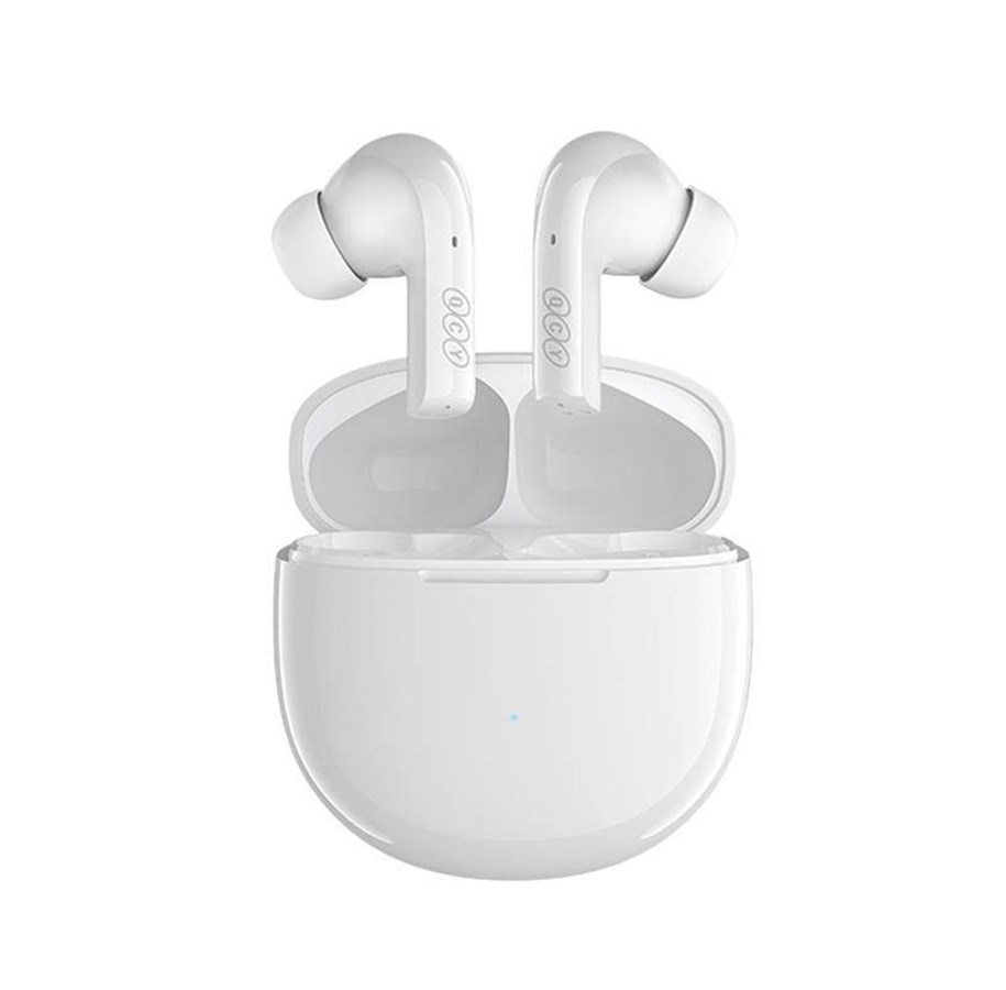 Kopfhörer/Headsets - QCY Earphones TWS T18 (white) - T18-White