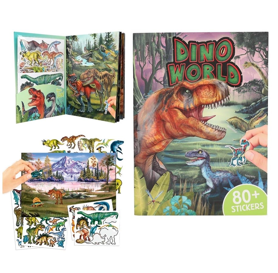 Kreativ-Spiele - Dino World Puffy Stickers - 0413207