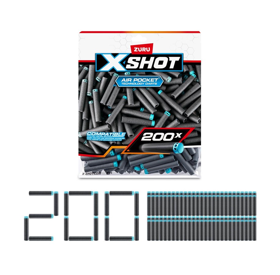 Spielzeugwaffen - Zuru X-Shot Excel Darts Refill Pack (200 Darts) - 36592