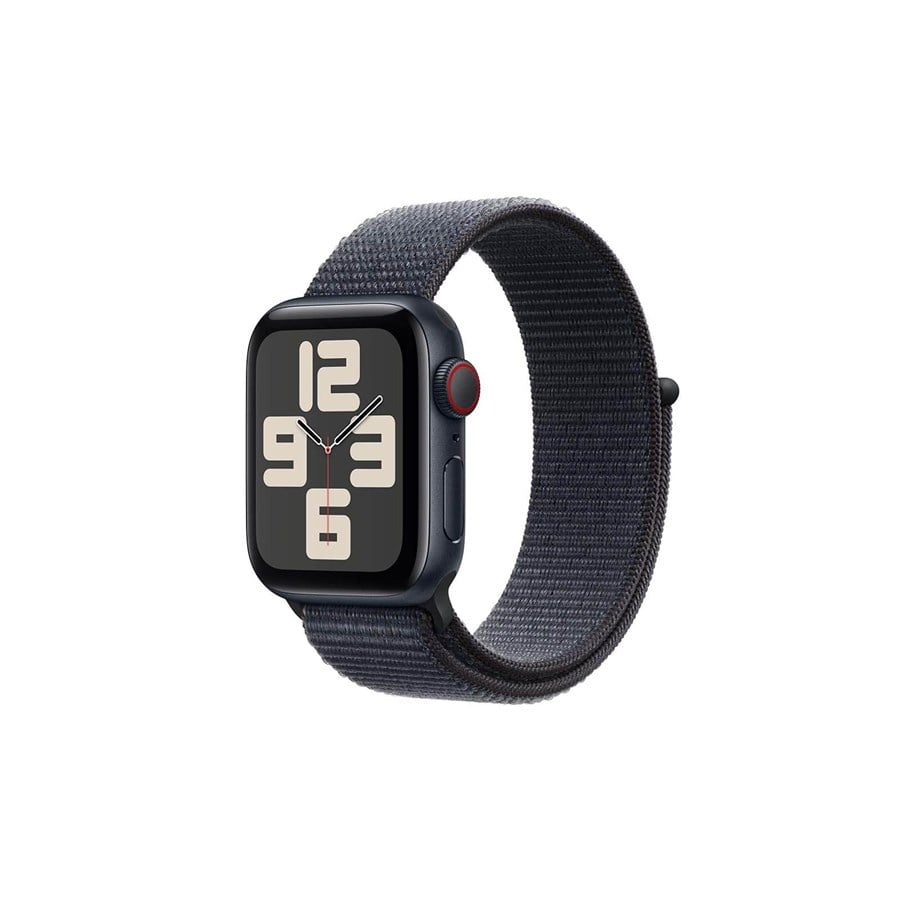 Smartwatches, Pulsuhren, Sportuhren & Schrittzähler - Apple Watch SE GPS + Cellular 40mm - Midnight Aluminium Case with Ink Sport Loop - MXGA3QN/A