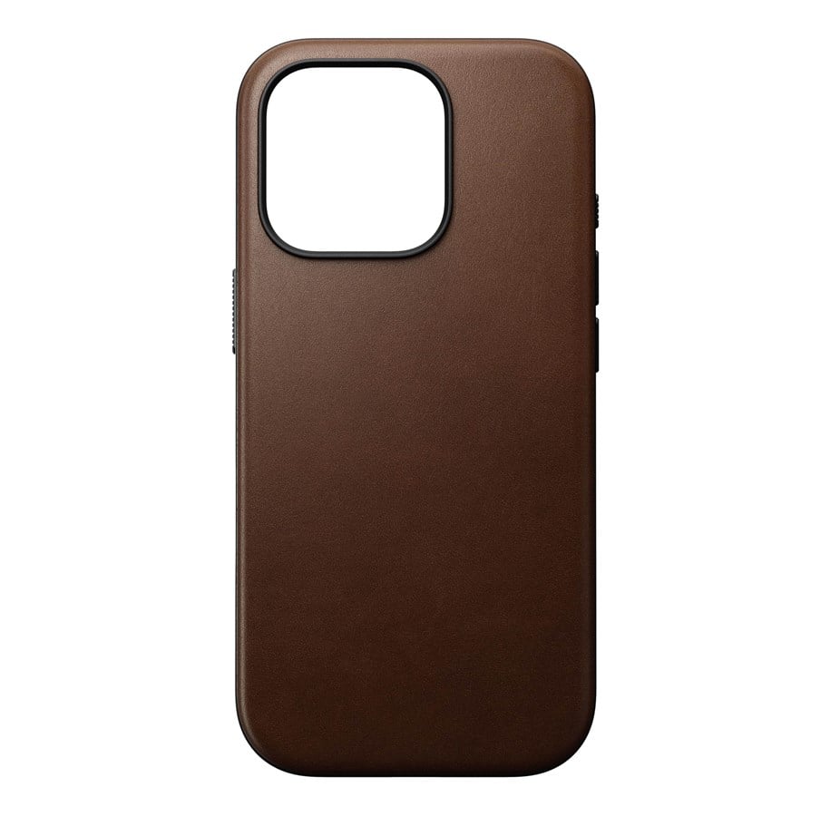Handys - Cover & Cases - Nomad Modern Leather case - Brown - iPhone 16 Pro - NM01696285