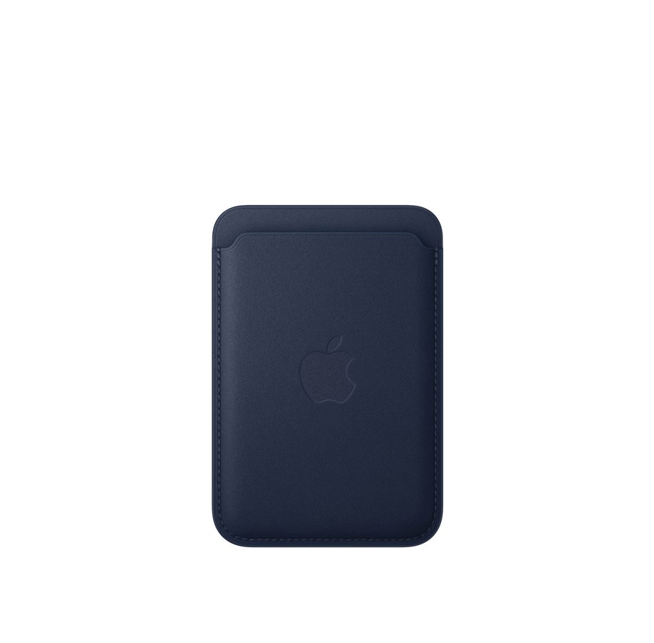 Handys - Anderes Zubehör - Apple iPhone FineWoven Wallet with MagSafe - Deep Blue - MA6X4ZM/A