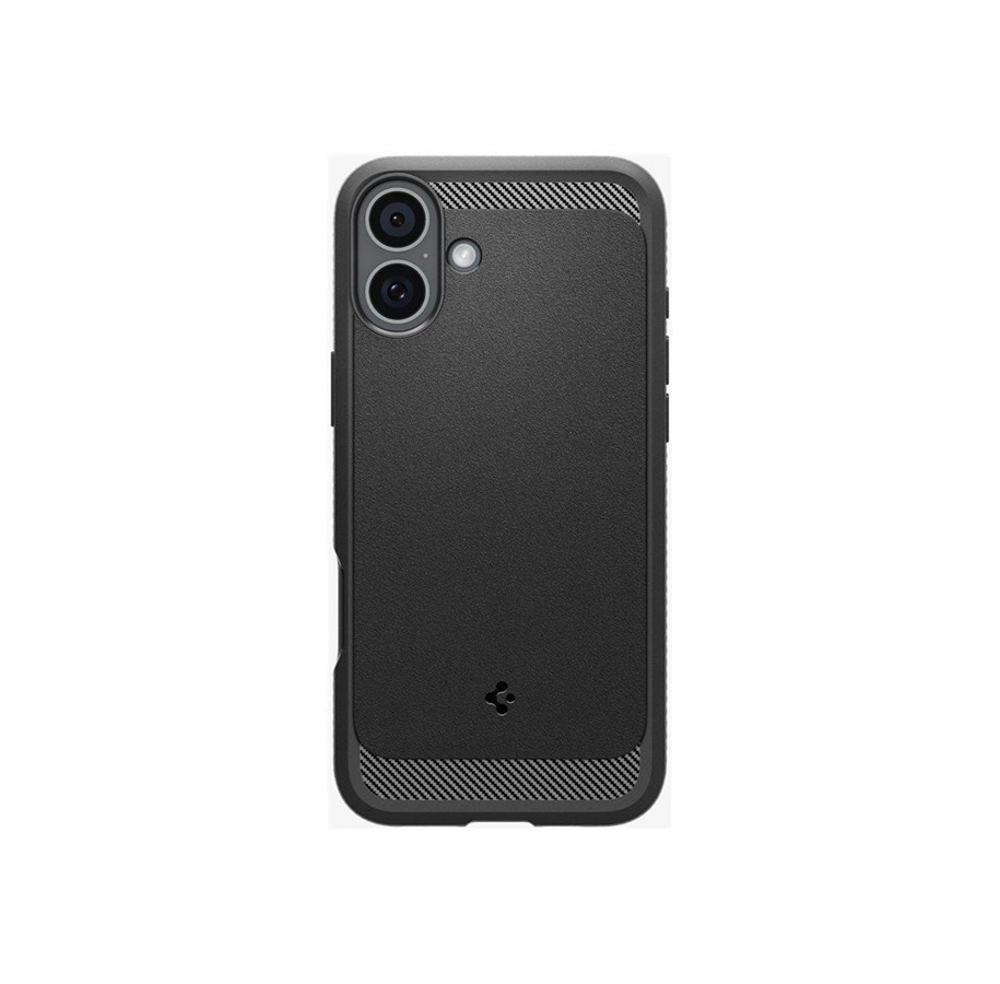 Handys - Cover & Cases - Spigen Rugged Armor MagSafe matte black - iPhone 16 Plus - ACS08087