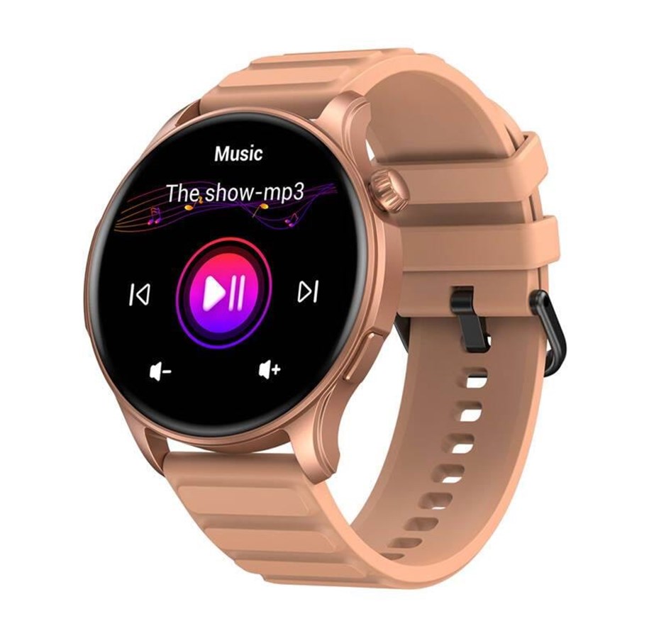 Smartwatches, Pulsuhren, Sportuhren & Schrittzähler - Zeblaze Btalk 3 Pro Smartwatch (Pink) - Btalk 3 Pro Pink