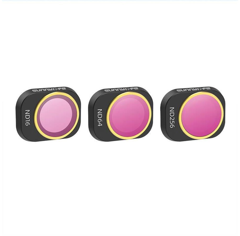 Actionkamera Zubehör - Sunnylife 3 Lens Filters ND16 64 256 for DJI MINI 4 PRO - N4P-FI726