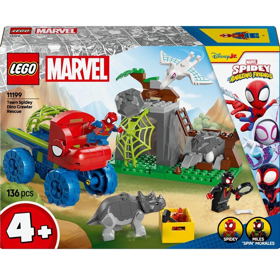 LEGO®  - LEGO Super Heroes Marvel 11199 Spideys Team auf Rettungsmission im Dino-Truck - 11199