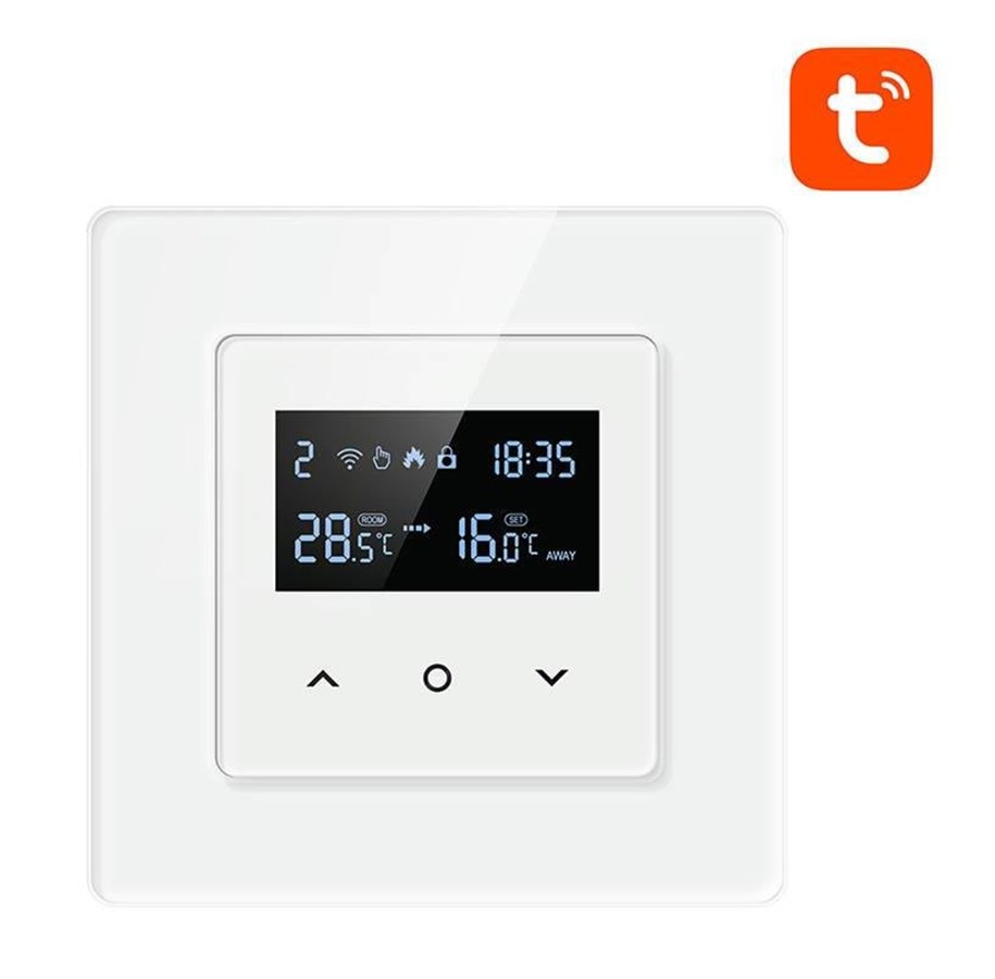 Smart-Home - Avatto Smart Thermostat WT200-16A-W Electric Heating 16A WiFi TUYA - WT200-16A-W
