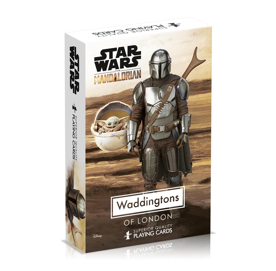 Brettspiele - Winning Moves Star Wars The Mandalorian  - Playing Cards - 5036905043427