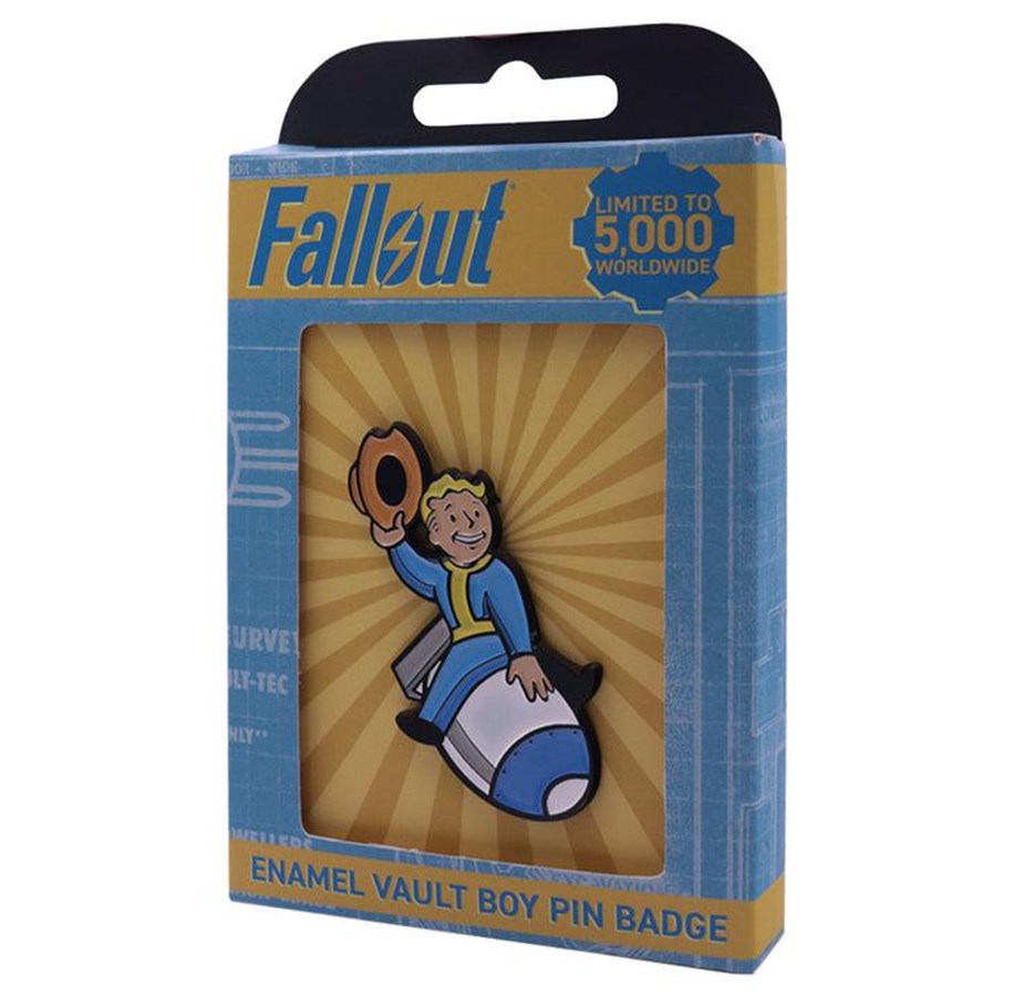 Merchandise - FaNaTtik - Fallout Limited Edition Vault Boy Pin Badge - Pin / Button - B-FLT53