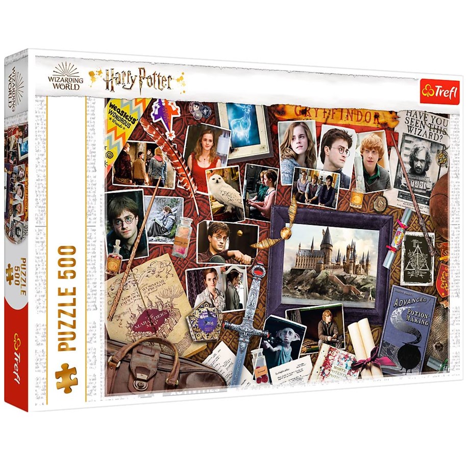 Puzzle - Trefl Puzzle - Harry Potter - Hogwarts Memories (500 pieces) 2D Puzzles - TFL37400
