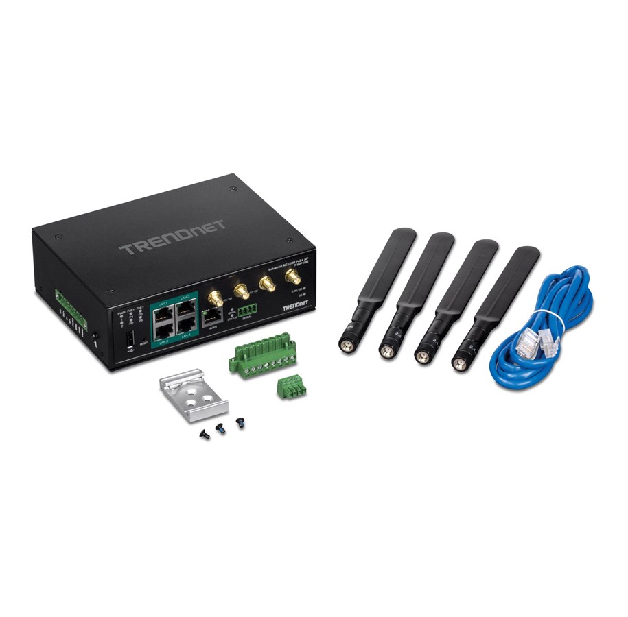 Wlan Router - TRENDnet TI-WP100 - wireless router - Wi-Fi 5 - desktop - TAA Compliant - Wireless router Wi-Fi 5 - TI-WP100