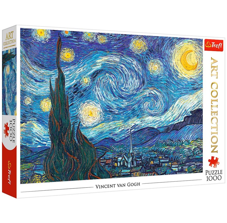 Puzzle - Trefl Puzzle - Art Collection - The Starry Night (1000 pieces) 2D Puzzles - TFL10560