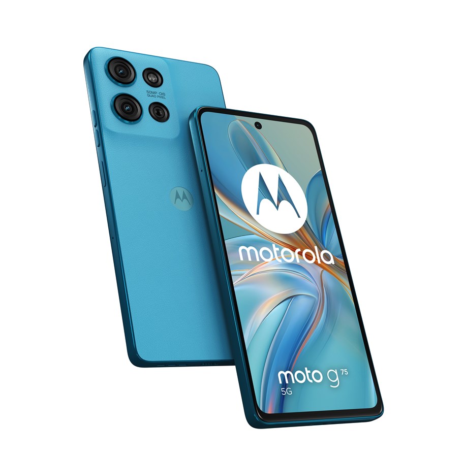 Handys & Smartphones - Motorola Moto G75 256GB/8GB - Aqua Blue - PB3Y0004SE