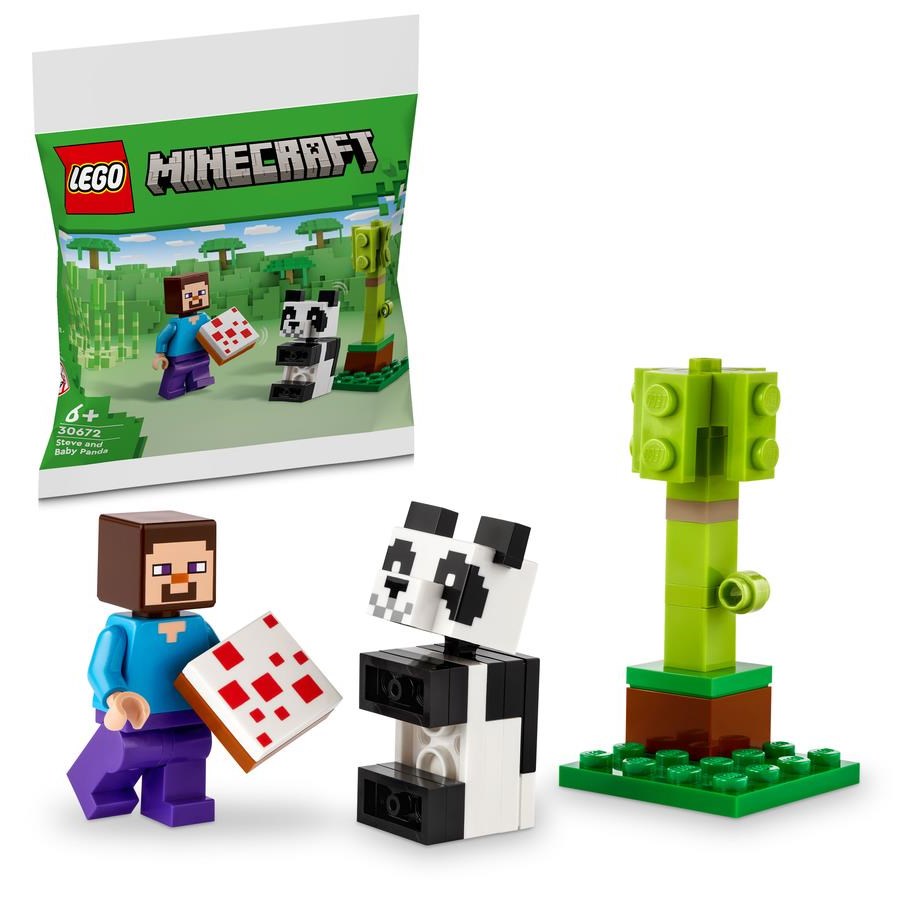 LEGO®  - LEGO Minecraft 30672 Steve mit Baby-Panda - 30672