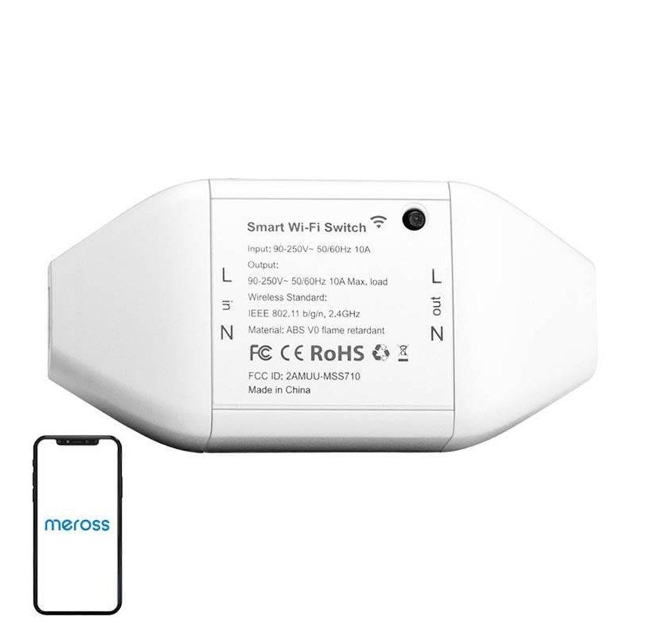 Smart-Home - Meross Wi-Fi Smart Switch MSS710-UN (Non-HomeKit) - MSS710-UN