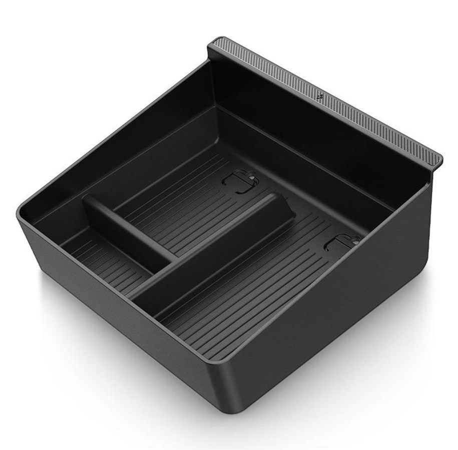Handys - Anderes Zubehör - Spigen Tesla Console Organizer (Bottom) - black - Tesla Model 3 2024 - ACP07407