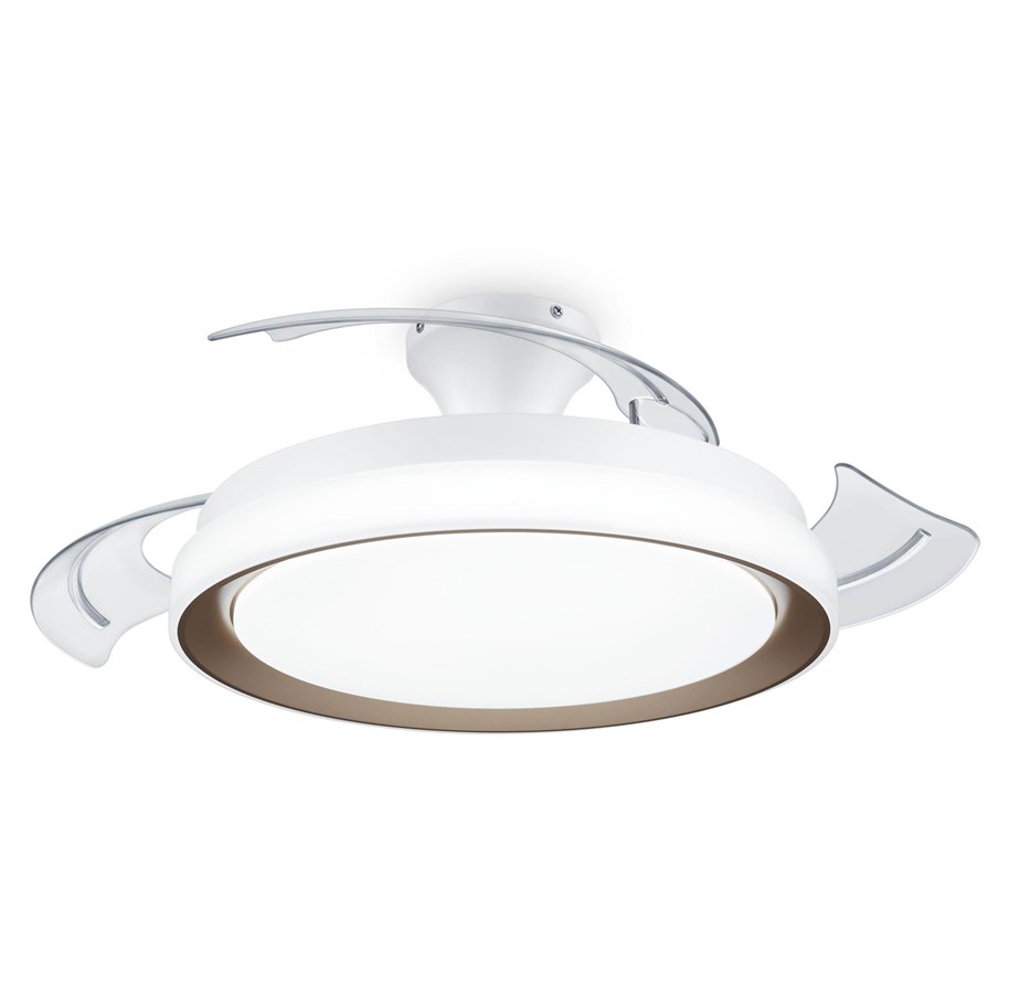 Lampen - Philips Bliss DC Fan ceiling 28W+35W TW Gold - 929004081801