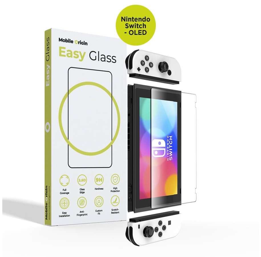 Handys - Schutzfolie - Mobile Origin EasyGlass Nintendo Switch - OLED - FRL-EG-NSOLED