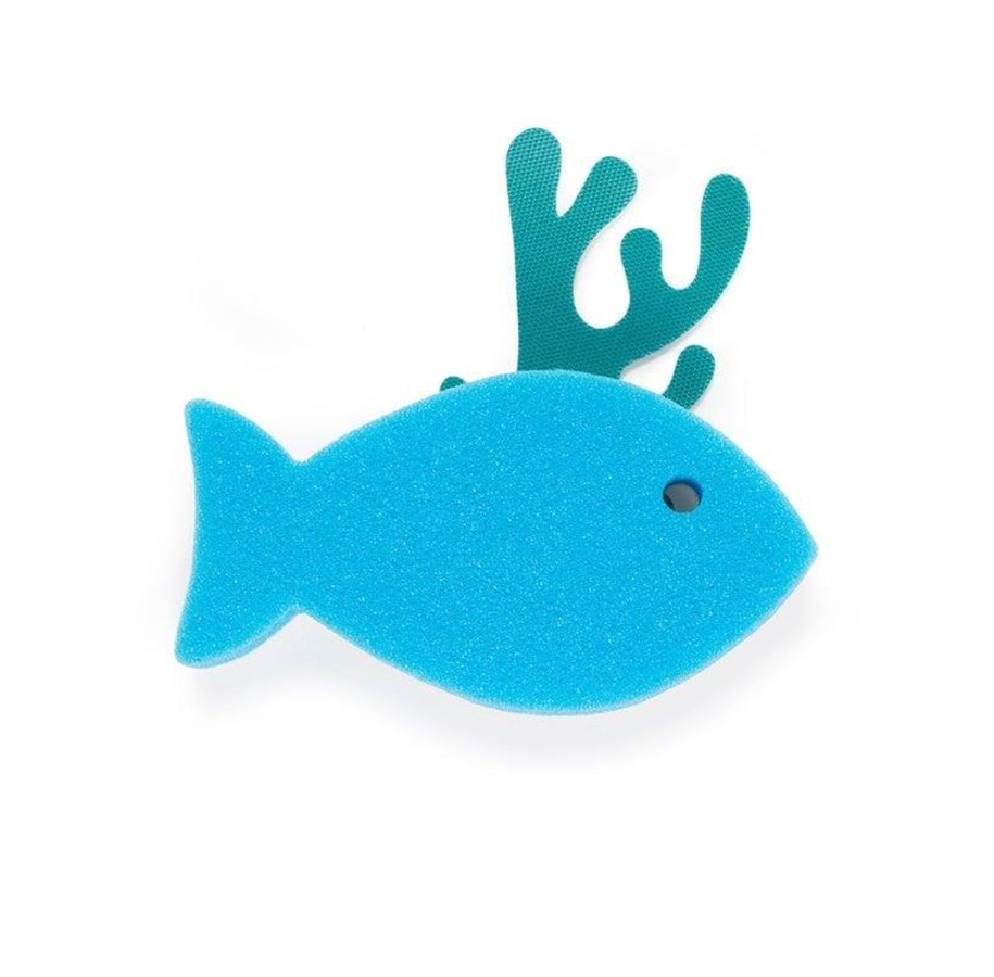 Reinigung - Kikkerland - Sink Sponge And Holder Fish - CU363