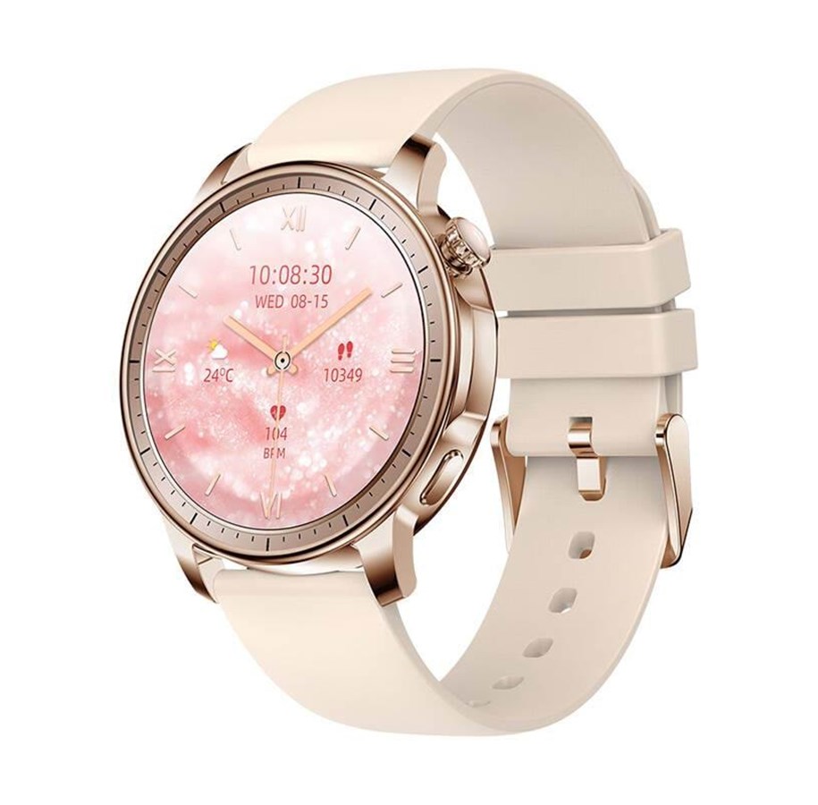 Smartwatches, Pulsuhren, Sportuhren & Schrittzähler - Colmi V65 Smartwatch (Gold) - V65 Gold